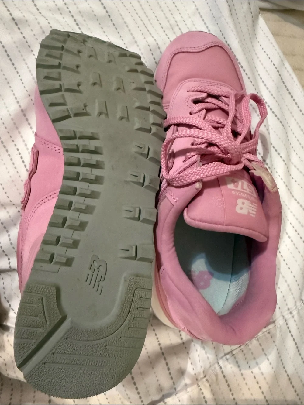 New Balance 574 pink sugar Lace-Up Sneakers 7.5